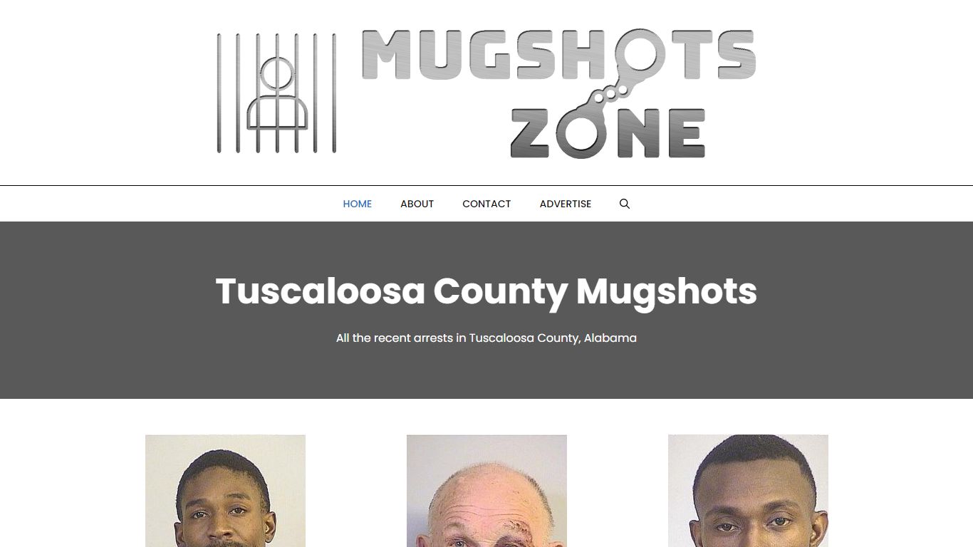 Tuscaloosa County Mugshots Zone